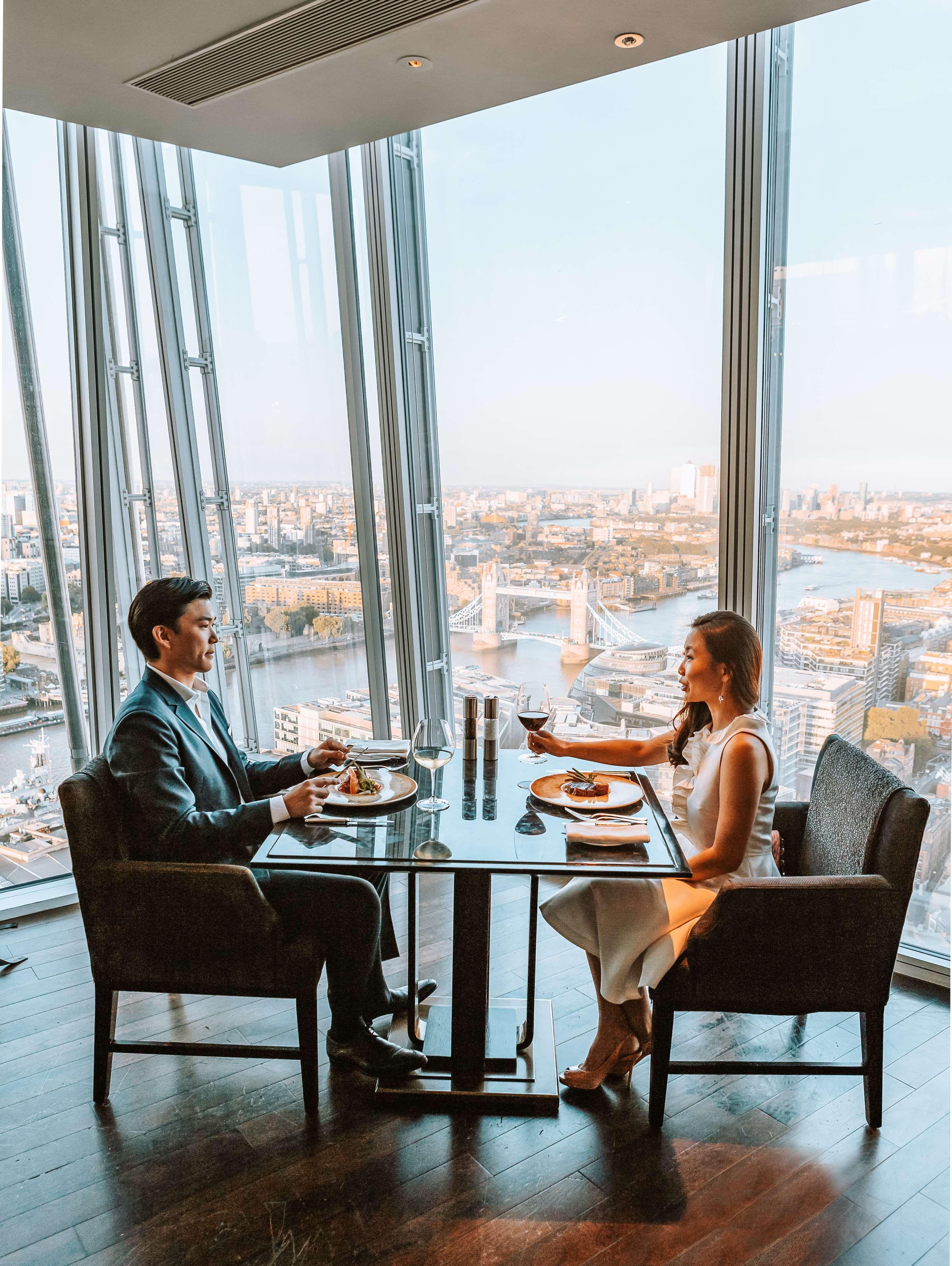 Shangri-La The Shard, Londra Esterno foto Restaurant