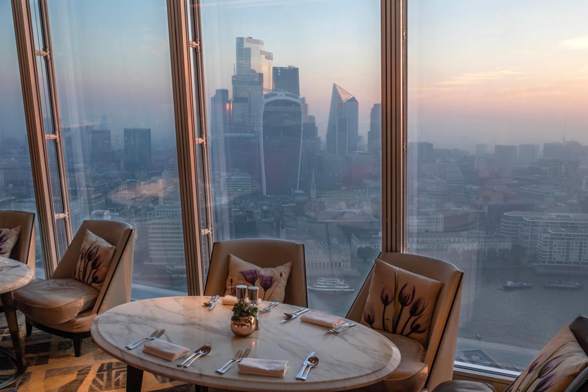 Shangri-La The Shard, Londra Esterno foto View from the restaurant